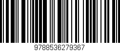 Código de barras (EAN, GTIN, SKU, ISBN): '9788536279367'