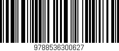 Código de barras (EAN, GTIN, SKU, ISBN): '9788536300627'