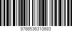 Código de barras (EAN, GTIN, SKU, ISBN): '9788536310893'