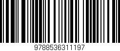 Código de barras (EAN, GTIN, SKU, ISBN): '9788536311197'