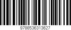 Código de barras (EAN, GTIN, SKU, ISBN): '9788536313627'