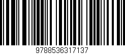 Código de barras (EAN, GTIN, SKU, ISBN): '9788536317137'