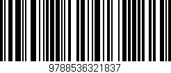 Código de barras (EAN, GTIN, SKU, ISBN): '9788536321837'
