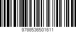 Código de barras (EAN, GTIN, SKU, ISBN): '9788536501611'