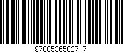 Código de barras (EAN, GTIN, SKU, ISBN): '9788536502717'