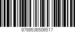 Código de barras (EAN, GTIN, SKU, ISBN): '9788536506517'