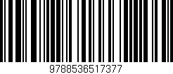 Código de barras (EAN, GTIN, SKU, ISBN): '9788536517377'