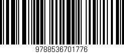 Código de barras (EAN, GTIN, SKU, ISBN): '9788536701776'