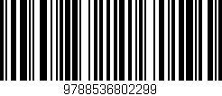Código de barras (EAN, GTIN, SKU, ISBN): '9788536802299'