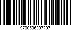 Código de barras (EAN, GTIN, SKU, ISBN): '9788536807737'
