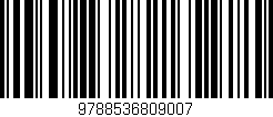 Código de barras (EAN, GTIN, SKU, ISBN): '9788536809007'