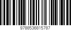 Código de barras (EAN, GTIN, SKU, ISBN): '9788536815787'