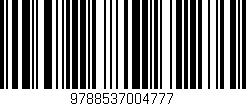Código de barras (EAN, GTIN, SKU, ISBN): '9788537004777'