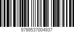 Código de barras (EAN, GTIN, SKU, ISBN): '9788537004937'