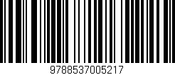 Código de barras (EAN, GTIN, SKU, ISBN): '9788537005217'