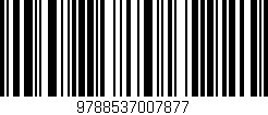 Código de barras (EAN, GTIN, SKU, ISBN): '9788537007877'