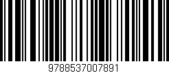 Código de barras (EAN, GTIN, SKU, ISBN): '9788537007891'
