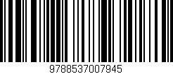 Código de barras (EAN, GTIN, SKU, ISBN): '9788537007945'