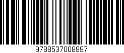 Código de barras (EAN, GTIN, SKU, ISBN): '9788537008997'