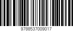 Código de barras (EAN, GTIN, SKU, ISBN): '9788537009017'