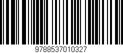 Código de barras (EAN, GTIN, SKU, ISBN): '9788537010327'