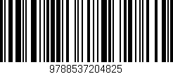 Código de barras (EAN, GTIN, SKU, ISBN): '9788537204825'
