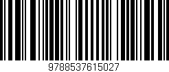 Código de barras (EAN, GTIN, SKU, ISBN): '9788537615027'