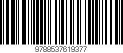 Código de barras (EAN, GTIN, SKU, ISBN): '9788537619377'