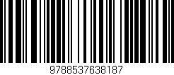 Código de barras (EAN, GTIN, SKU, ISBN): '9788537638187'