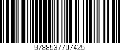 Código de barras (EAN, GTIN, SKU, ISBN): '9788537707425'