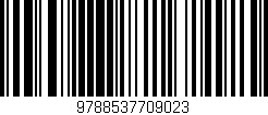 Código de barras (EAN, GTIN, SKU, ISBN): '9788537709023'