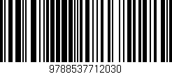 Código de barras (EAN, GTIN, SKU, ISBN): '9788537712030'