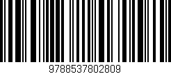 Código de barras (EAN, GTIN, SKU, ISBN): '9788537802809'