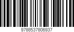 Código de barras (EAN, GTIN, SKU, ISBN): '9788537806937'