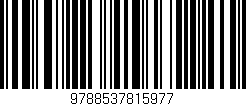 Código de barras (EAN, GTIN, SKU, ISBN): '9788537815977'