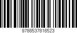 Código de barras (EAN, GTIN, SKU, ISBN): '9788537816523'