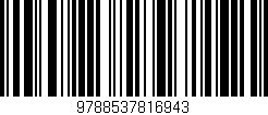 Código de barras (EAN, GTIN, SKU, ISBN): '9788537816943'