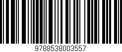 Código de barras (EAN, GTIN, SKU, ISBN): '9788538003557'