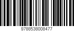 Código de barras (EAN, GTIN, SKU, ISBN): '9788538008477'