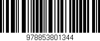 Código de barras (EAN, GTIN, SKU, ISBN): '978853801344'