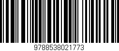 Código de barras (EAN, GTIN, SKU, ISBN): '9788538021773'