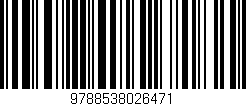 Código de barras (EAN, GTIN, SKU, ISBN): '9788538026471'