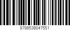 Código de barras (EAN, GTIN, SKU, ISBN): '9788538047551'