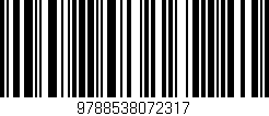 Código de barras (EAN, GTIN, SKU, ISBN): '9788538072317'