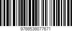 Código de barras (EAN, GTIN, SKU, ISBN): '9788538077671'