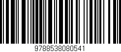 Código de barras (EAN, GTIN, SKU, ISBN): '9788538080541'