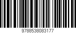 Código de barras (EAN, GTIN, SKU, ISBN): '9788538083177'