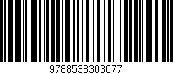 Código de barras (EAN, GTIN, SKU, ISBN): '9788538303077'