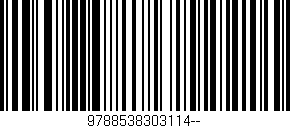 Código de barras (EAN, GTIN, SKU, ISBN): '9788538303114--'