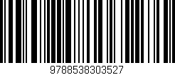 Código de barras (EAN, GTIN, SKU, ISBN): '9788538303527'